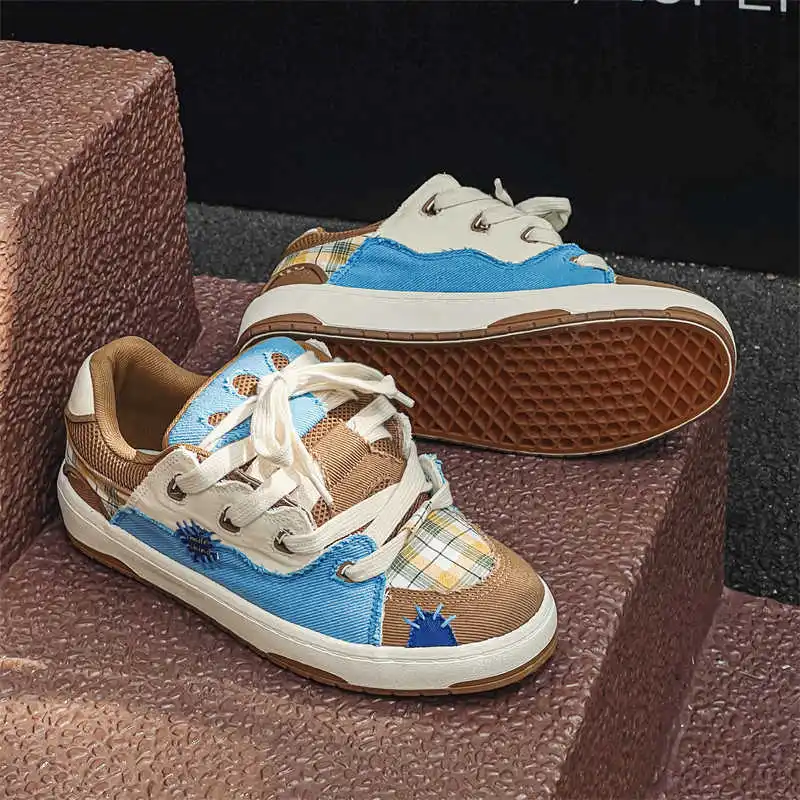 

Удобные мужские кроссовки из искусственной кожи из синтетической кожи, лоферы, роскошная прогулочная обувь Tenisky Panske Sport, последняя уникальная тенденция