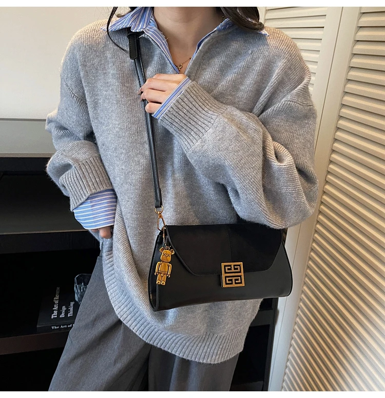 

Льняно-бархатная новинка 2025 года, женская роскошная брендовая кожаная сумка на плечо, известный дизайнер, повседневная популярная классика