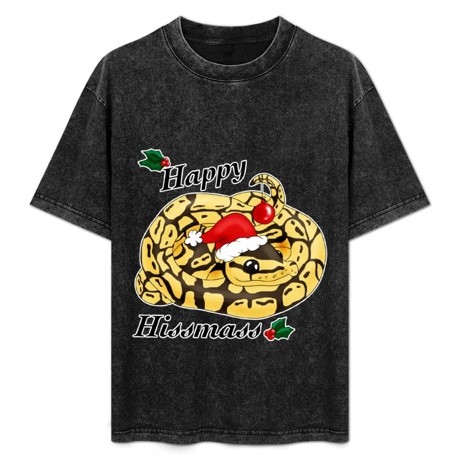 

Christmas Snake T-Shirt Plus Size Basic Cotton T-Shirt