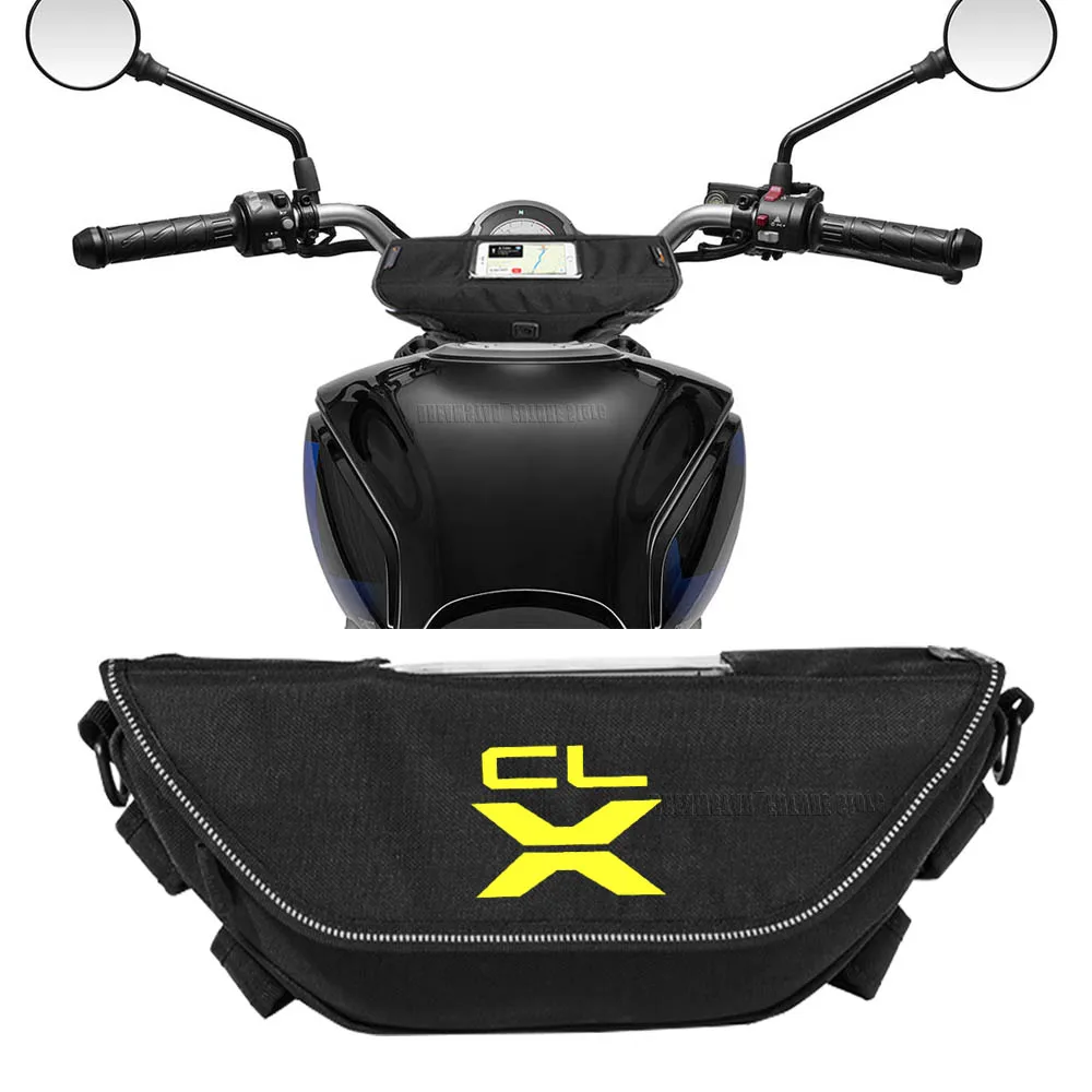 

For CFMOTO 700-CLX CLX700 CLX 700 CLX 250 Waterproof motorcycle handlebar travel navigation bag