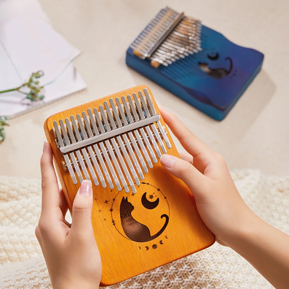 

17 Keys Professional Kalimba Wooden Exercise Kalimba Portable Kalimba Musical Instrument for Music Lovers