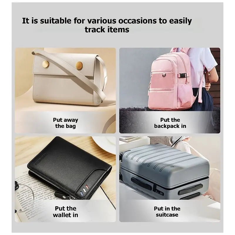 24-Hour Delivery Smart Card Tracker Ultra-Thin Anti-Lost Tag For Find My& Google Find My Device For Wallet Purse Key Lugga