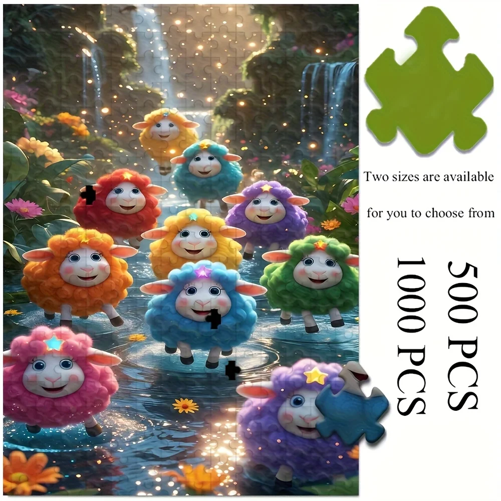 ปริศนาสำหรับผู้ใหญ่ 500/1000 ชิ้น |   เกมครอบครัวที่สนุกสนานและคลายเครียดคุณภาพสูง เหมาะสำหรับวันเกิด คริสต์มาส ฮาโลวีน ได้รับความนิยม