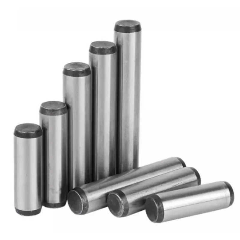 M3-M20 High Strength Quench Hardened Steel Solid Cylindrical Dowel Pins / GB119 Fixed Parallel Pin for Precision Positioning