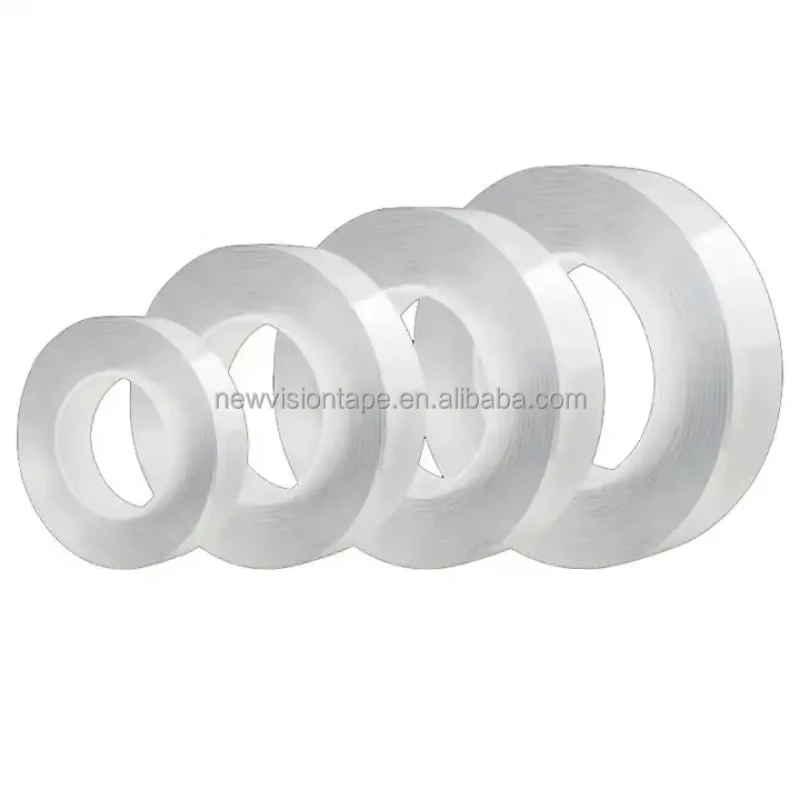 Nano starkes Klebeband, transparent, wiederverwendbar, hitzebeständig, wasserdicht, doppelseitiges Klebeband, Badezimmer, Küche, Wandaufkleber, Dekorationswerkzeug