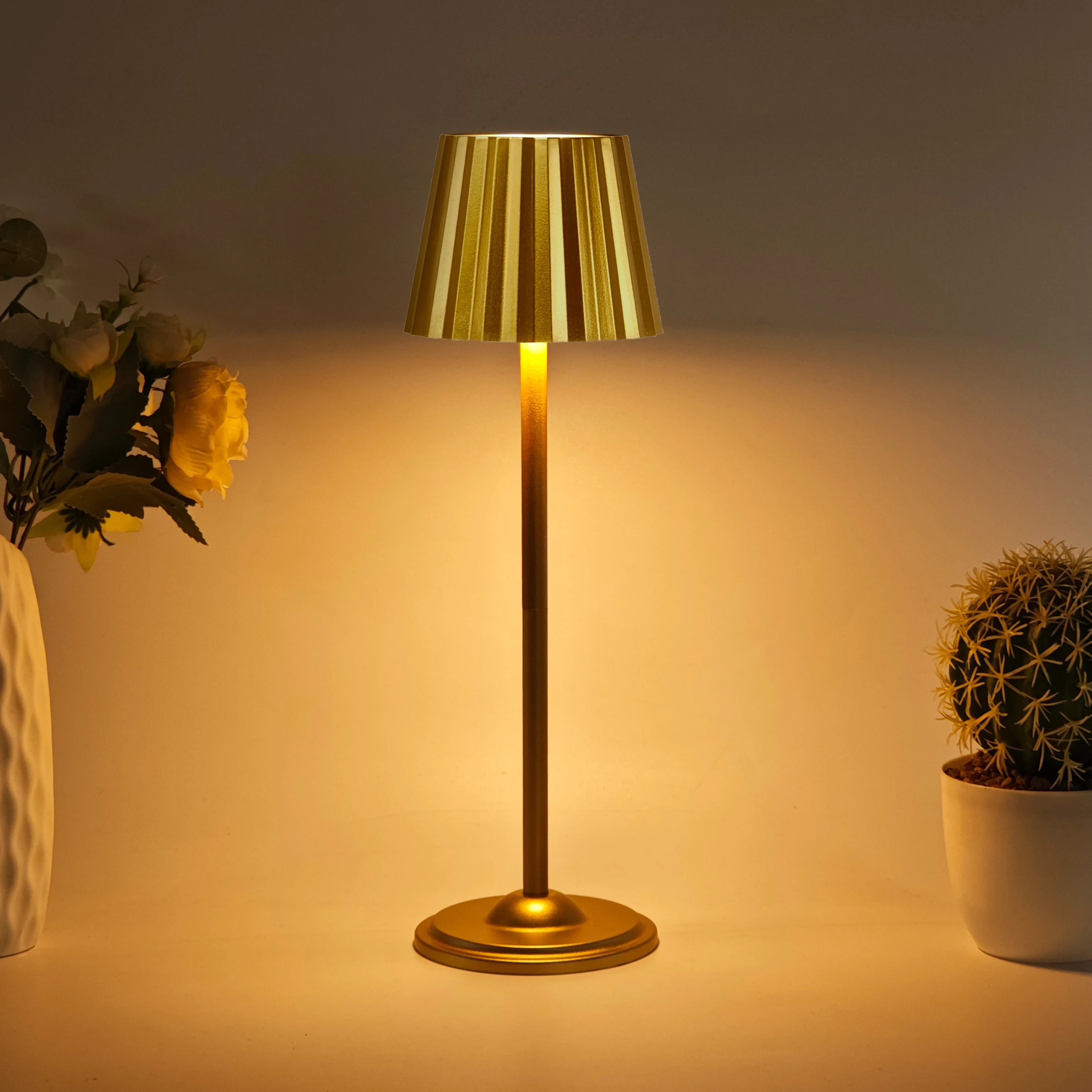 LED Touch Sensor Table Lamp 3 Color Desktop Night Light Bedside Creative Ambient Light Bar Outdoor Decoration Room Outdoor Decor