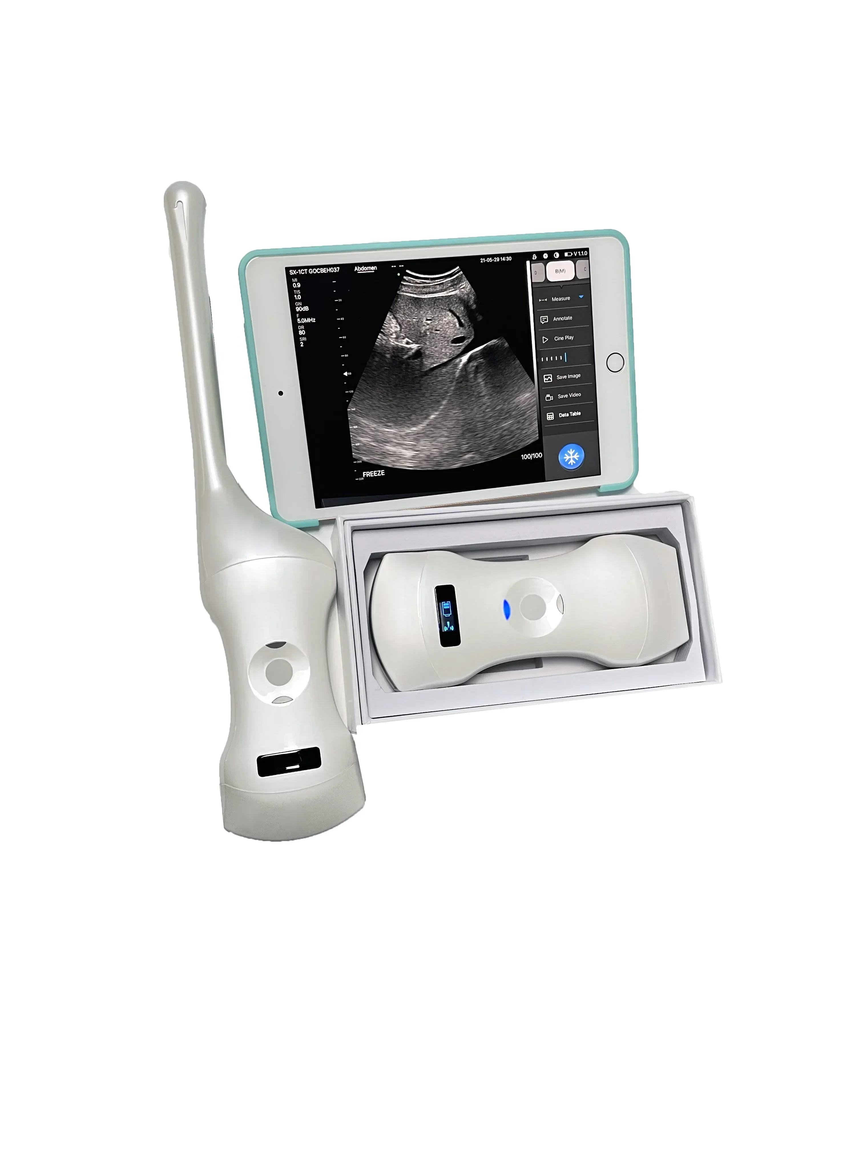 

new20253 In 1 Linear Convex Double Probes Smartphone USB WIFI Ultrasound Probe Portable PICC Wireless Ultrasound Probe MSLAA114