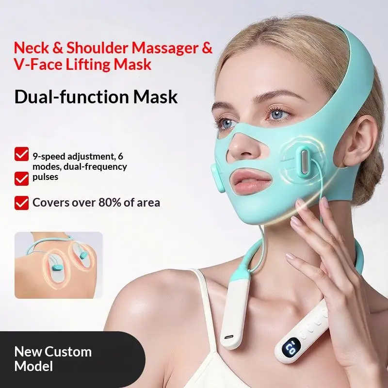 Facial Lifting Mask Microcurrent Pulse V-Shape Mask Beauty Skincare