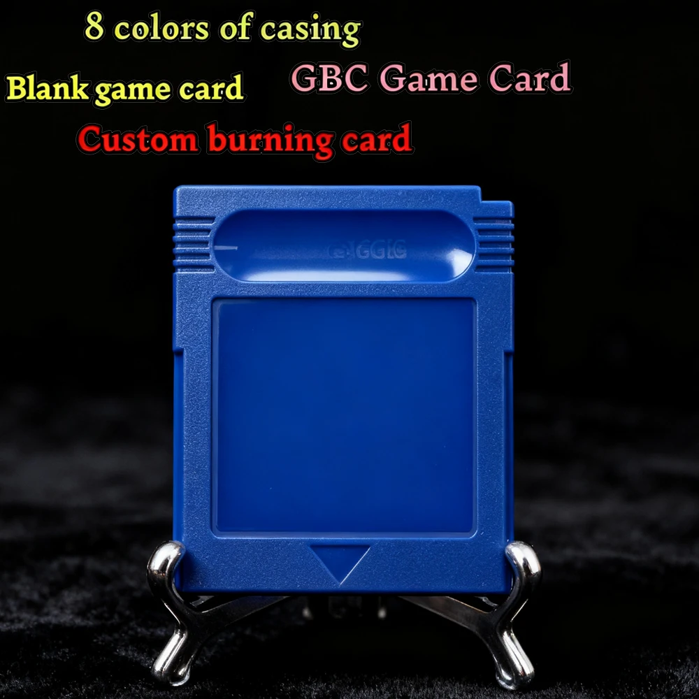 GBC Game Card Blank No Content Game Card Custom Burning Game Content No Manual No Battery Multicolored Shell