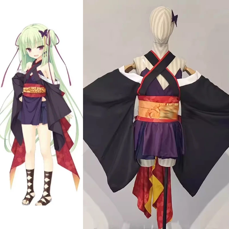 Anime Senren Banka cos Murasame Cosplay Japanese kimono Loose Sleeve Women Costume Customize