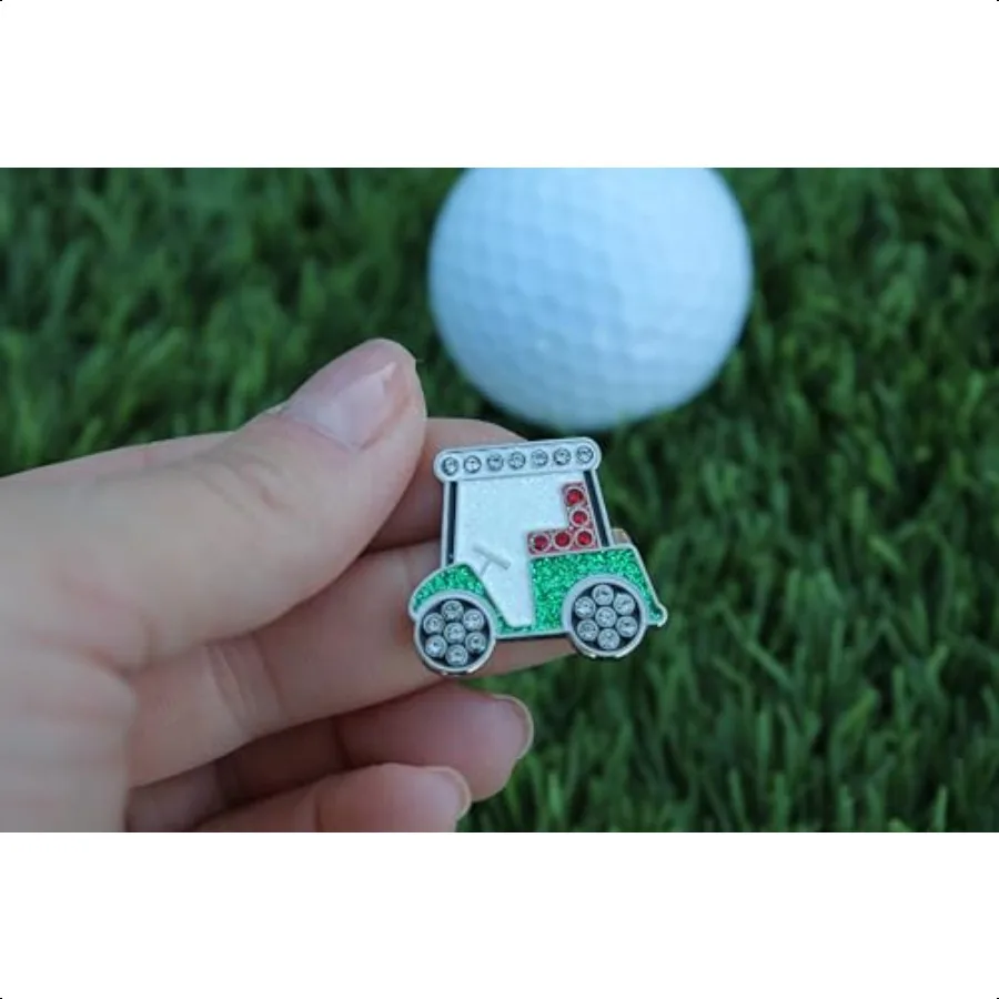 

Golf Ball Marker + Magnetic Hat Clip Funny and Unique Golf Gift Premium Quality The Perfect for Your Favorite Golfer Golf Accor
