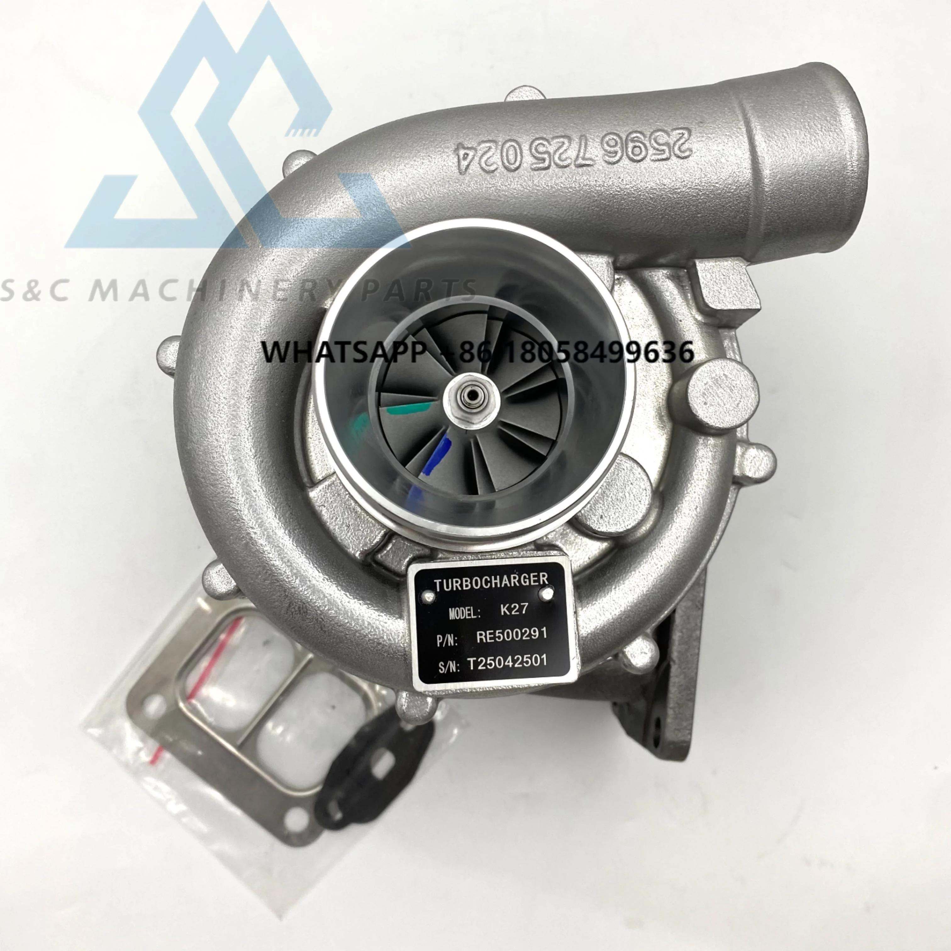 

K27 Turbocharger RE500291 RE60074 Turbo for John Dozer Crawler Tractor