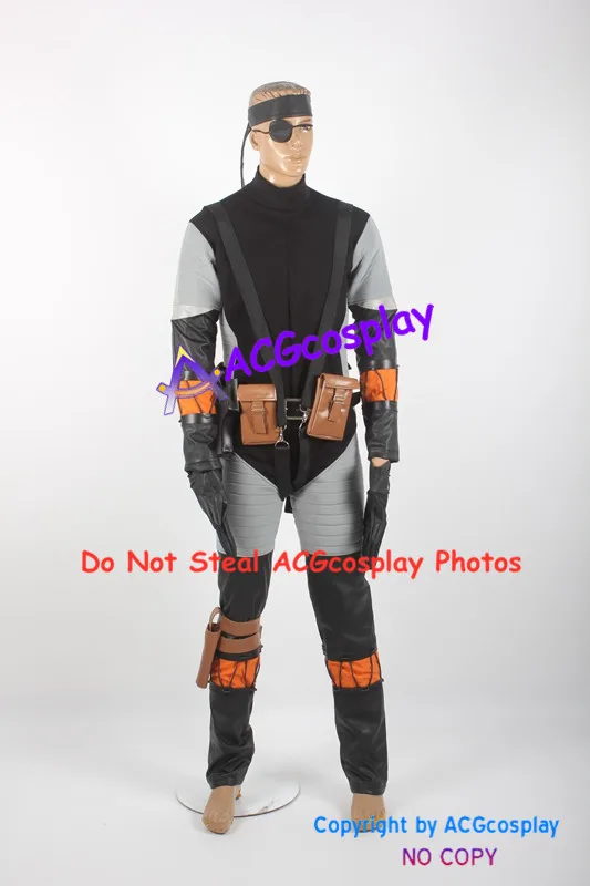 Metal Gear Solid Big Boss przebranie na karnawał wersja 01 acgcosplay zawiera opaskę na oko