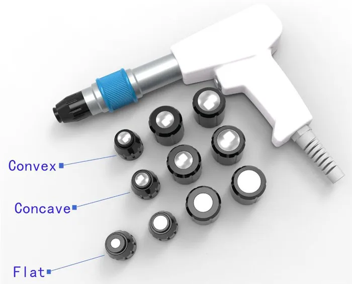 

pneumatic shock wave handle for physiotherapy