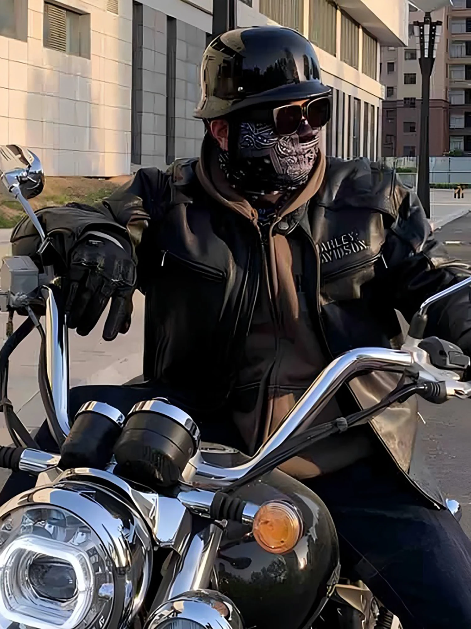 15-Duitse vintage halve helm halve helm Japanse stijl retro motorhelm zomer aangename coole veiligheidsbril - afbeelding 2