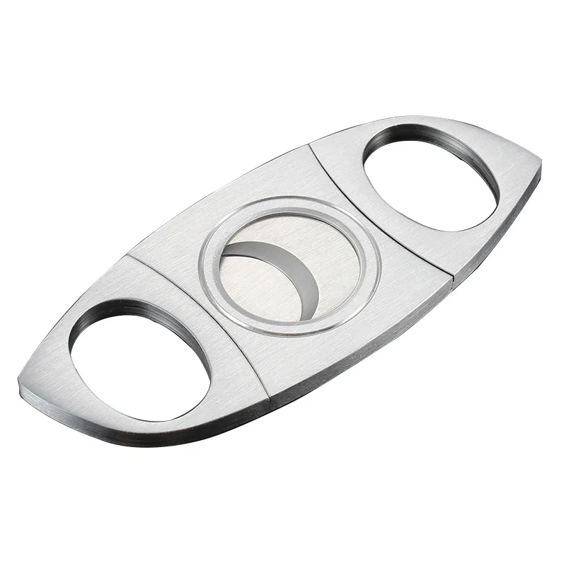 

Cigar Cutting Machine New Stainless Steel Metal Classic Cutting Machine Guillotine Cigar Scissors Gift Cigars Accessories Tool