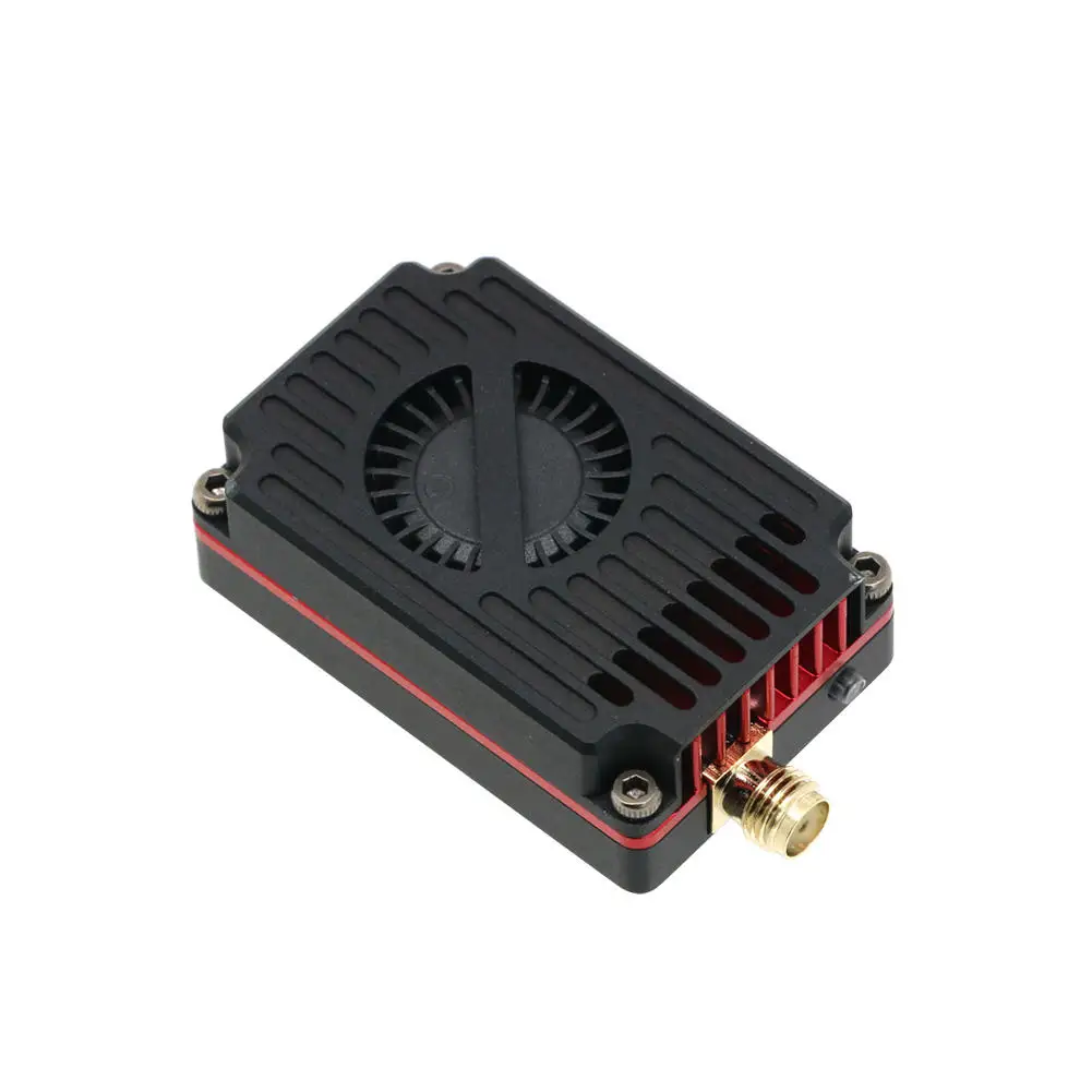 4W 1.3G 3.3G 4.9-6G VTX Transmitter with IRC Tramp Protocol SMA Antenna 7-36V DC Screw Mount FPV Long Range Drone Accessory