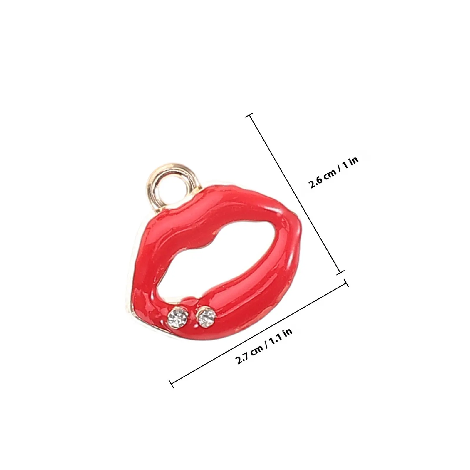 Jewelry Making Charms 36Pcs Mixed Makeup Pendants Lipstick High Heel for DIY Bracelets Halloween Party