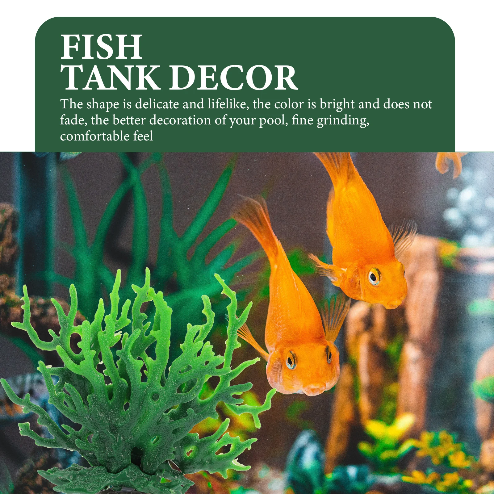 

Simulation Resin Coral Tree Artificial Fish Tank Decoration Aquarium Coral Ornament for Freshwater Pets Home Aquarium Landscape