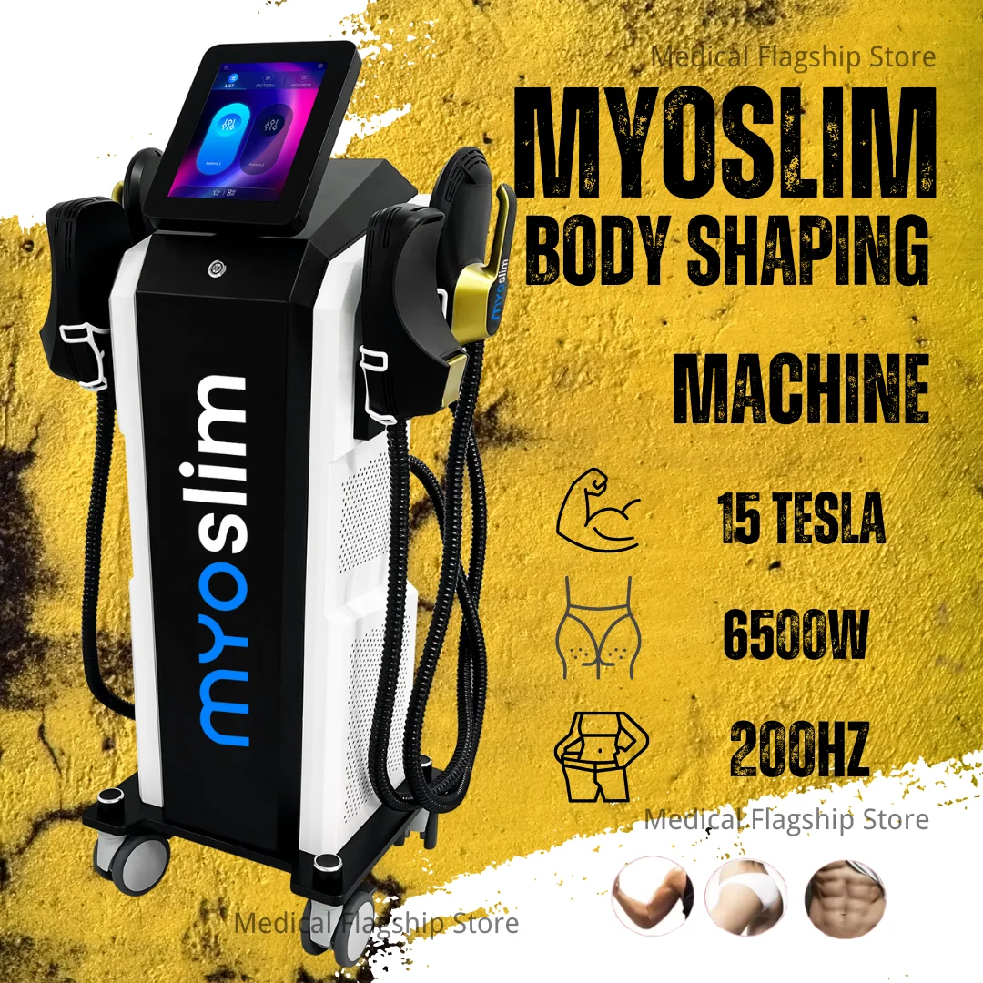 

EMS Body Sculpt MYOslim Hi-emt RF машина для похудения электромагнитная стимуляция мышечного удаления жира здание мышц потеря веса