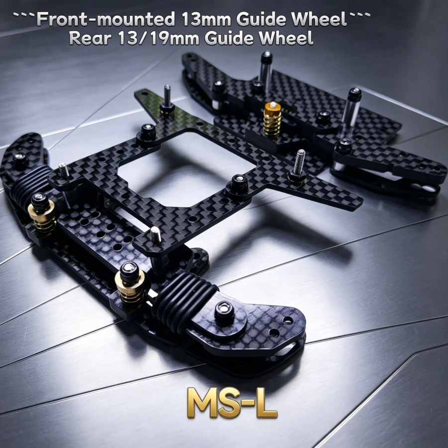 RC 1SET Homemade Tong Carbon Fiber Fish Head Spring Anchor Tail Kit With Shock Absorber Chassis MS MSL Installed And Shippediang