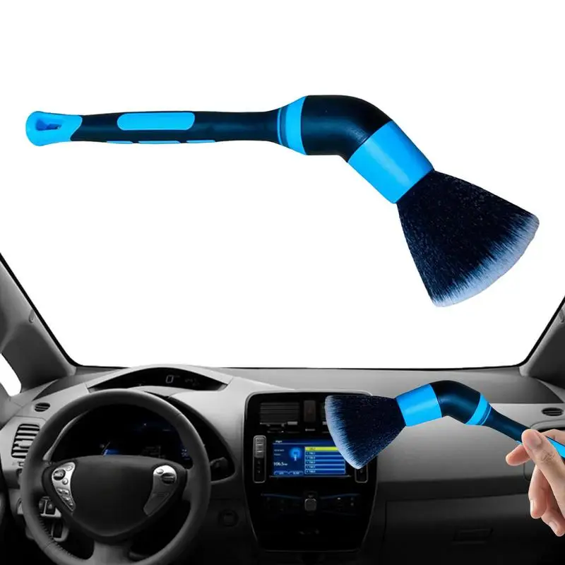 

Car Tire Cleaning Brus Ultra-Soft Detailing Brush Super Soft Auto Interior Detail Brush Dashboard Air Vent Dust Cleaner tool