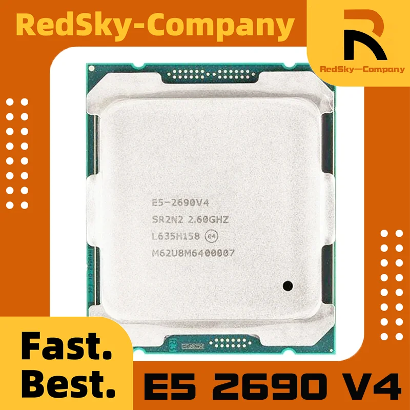 E5 2690 V4 2690V4 2.6GHz 14-cores LGA 2011-3 cpu processor