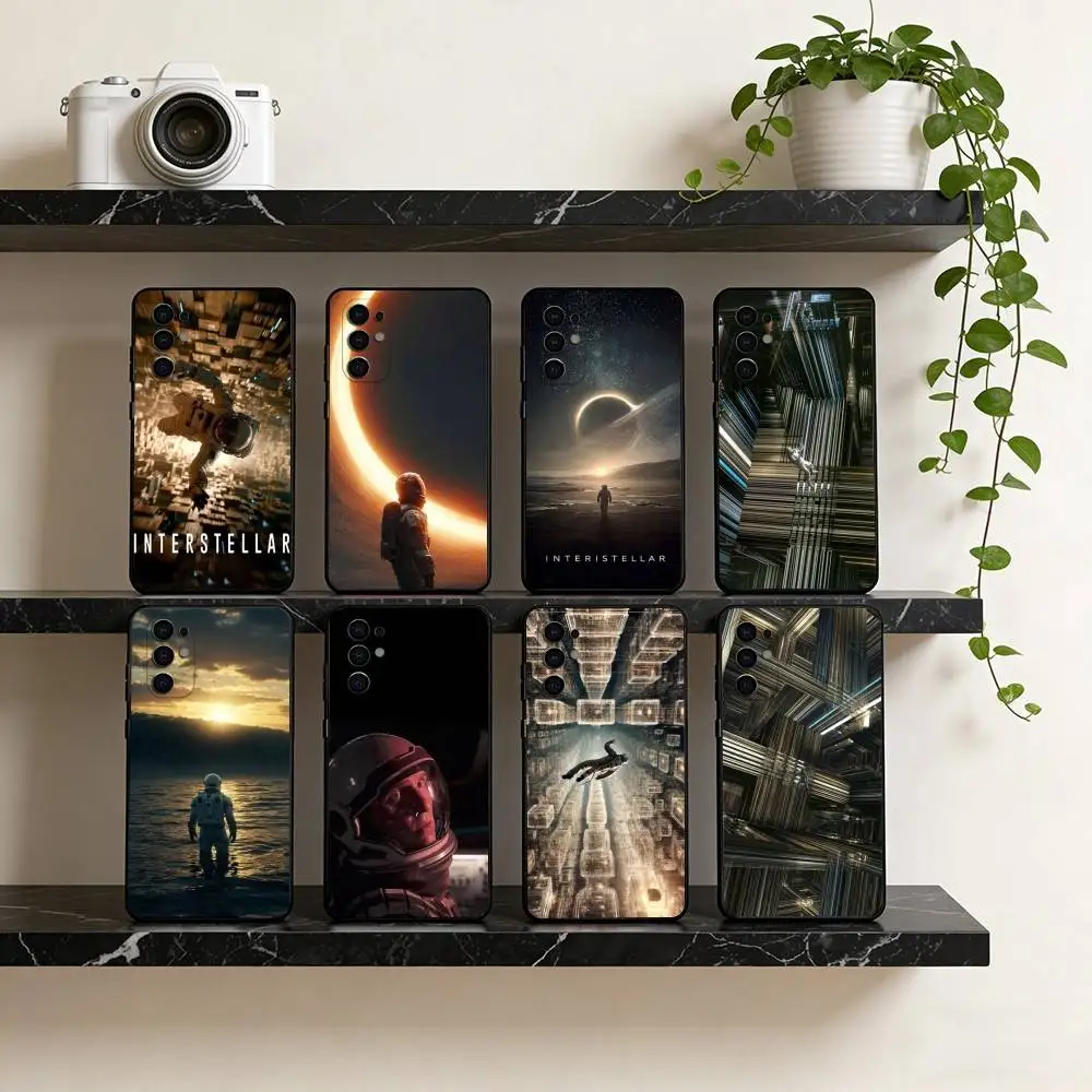 The movie Interstellar  Phone Case Black Silicone Soft For Samsung S25,S24,S21,S22,S23,S30,Ultra,S20,Plus,Fe,Lite