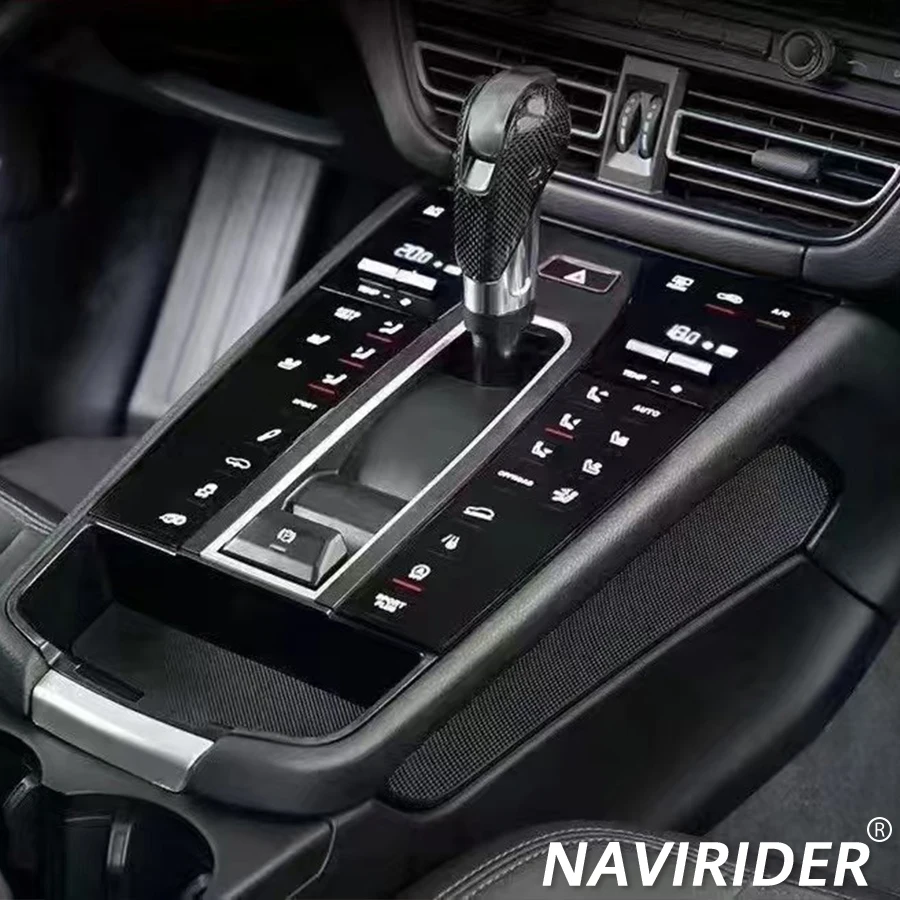 

Декоративная панель центральной консоли для Porsche Macan 2014-2021 (95B.1 / 95B.2), аксессуары для интерьера, панель переключения передач