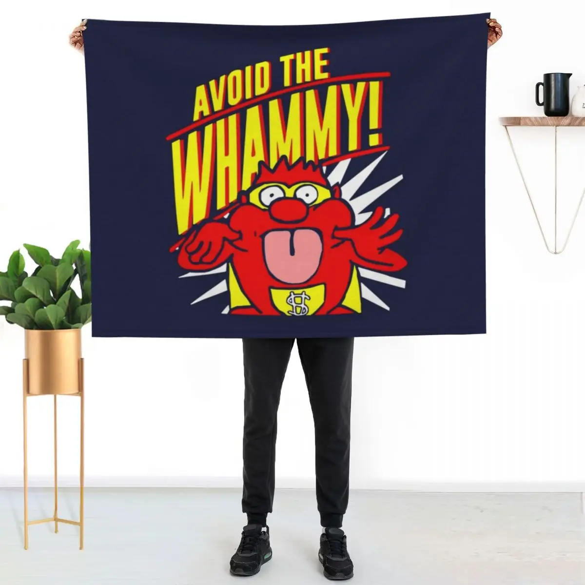 Press Your Luck Avoid the Whammy Vintage Throw Blanket anime funny gift Soft Plush Plaid Single Moving Shaggy Blankets