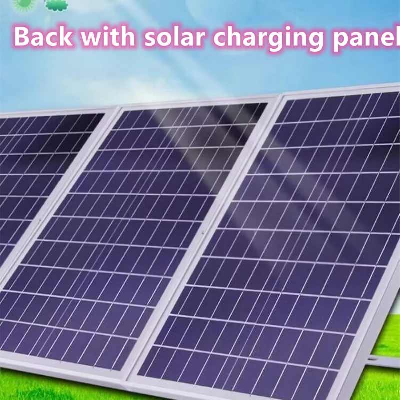 خيمة تخييم خارجية معلقة ضوء خارجي محمول مقاوم للماء شحن بالطاقة الشمسية سعة كبيرة مع فتيل LED 2400 مللي أمبير في حالات الطوارئ