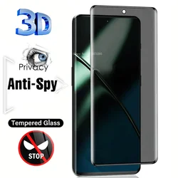 3D Curved Privacy 9H Tempered Glass For Xiaomi Mi 15 14 Ultra Note 10 11 12 12S 12X 13 Ultra Lite Anti Spy Screen Protectors