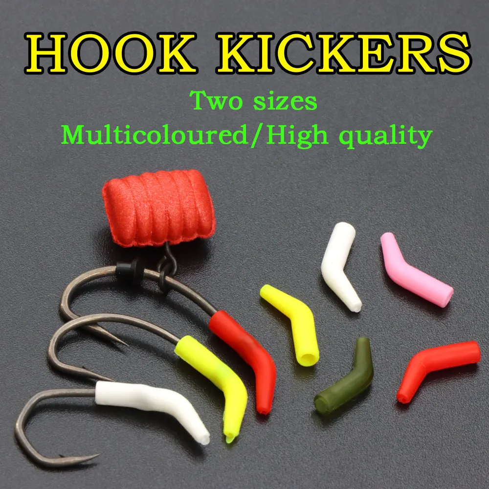 20 Stück Karpfenangelhaken-Kicker, Hair Rig Terminal Tackle, Hooklink Aligner, D-Rig Angelzubehör für Method Feeder und Ronnie Rig – Detail 1