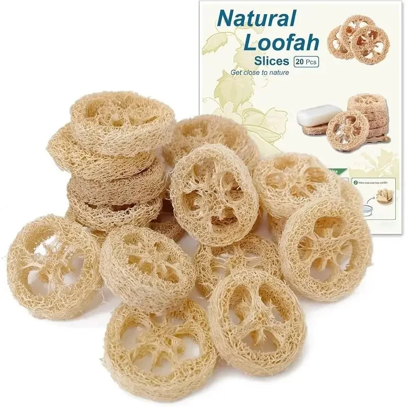 20PCS Loofah Soap Stand Drain Rack Biodegradable Material Quick Dry Bathroom Organizer