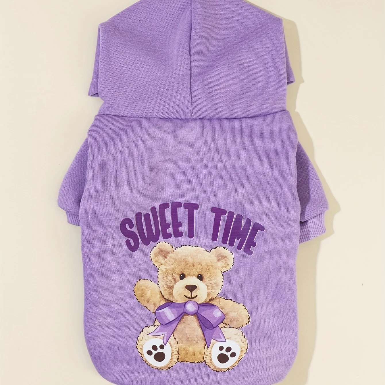 Pet clothes, dogs, cats, sweatshirts, warm and comfortable with velvet, printed clothes, simple and generous