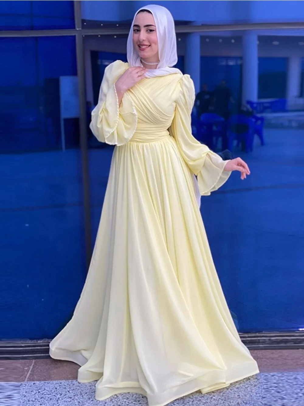 

Ид женское платье Абая мусульманское Джалабия Рамадан однотонное платье Largos ислам трапециевидные вечерние платья длинный халат Марокко Дубай кафтан