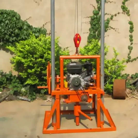 Customized Small Fold Drilling Machine with Water Pump Mini Tool for Drilling  Easy to Store Water Well Drilling Rig