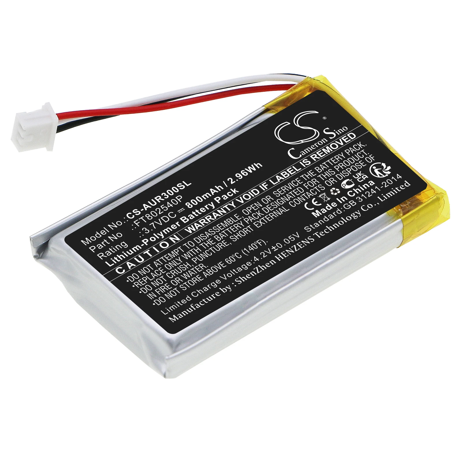 

Сменный аккумулятор CS для ASUS ROG Chakram FT 802540 P 1000mAh/3.70Wh