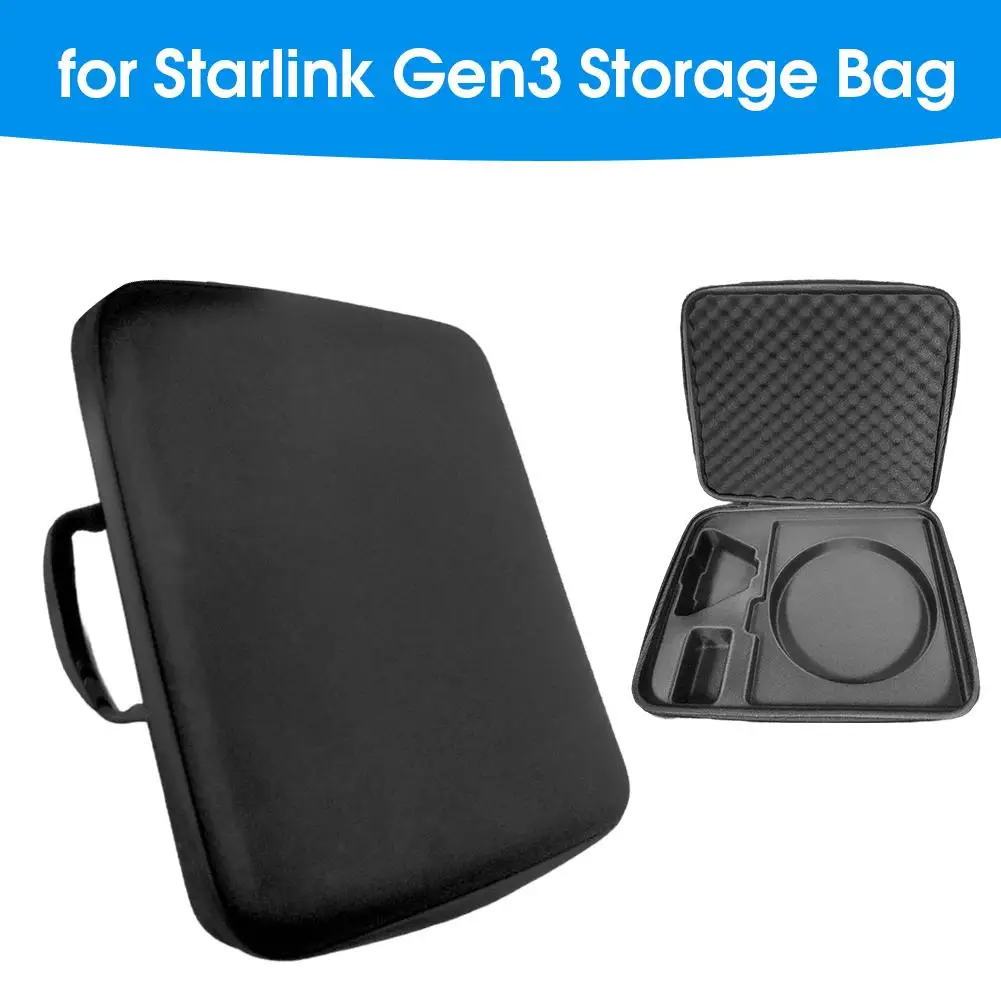 Carrying Case For StarLink Mini Hard Case Travel Case Waterproof Storage Case For Outdoor Camping Car RV Boat Trips S9X8
