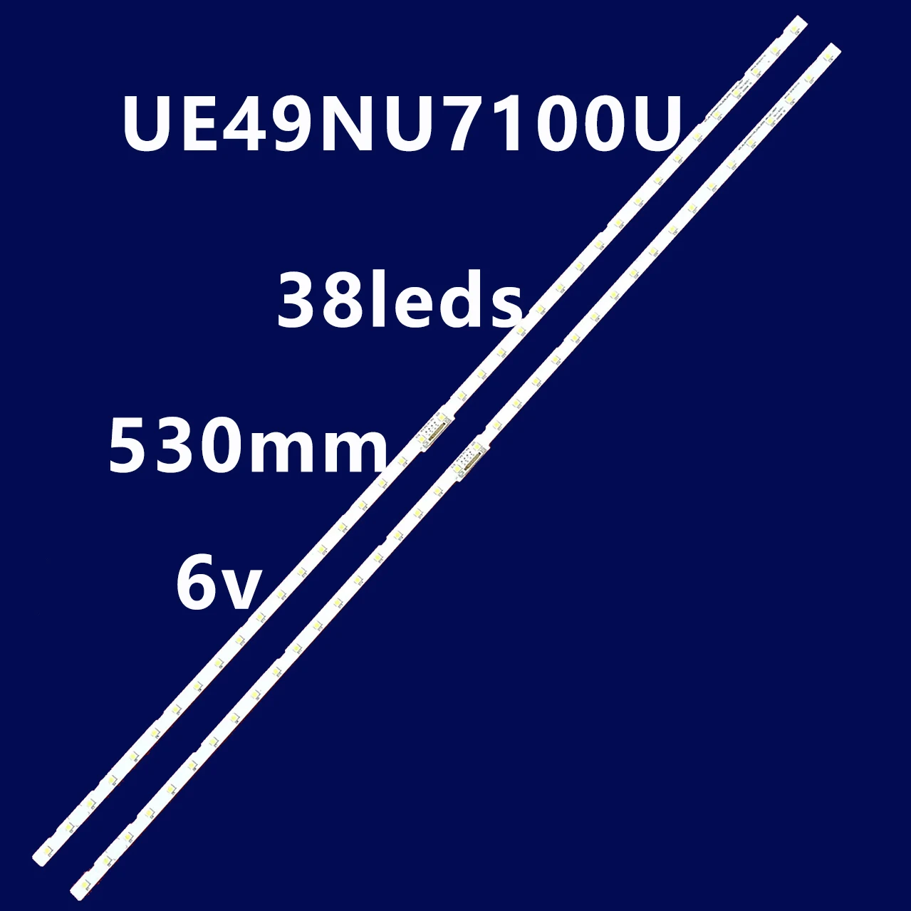 10set LED Backlight Strip for UE49NU7100U UE49NU7102 UE49NU7140U UE49NU7670 UE49NU7120U UE49NU7170U UN49NU7100 UE49NU7300