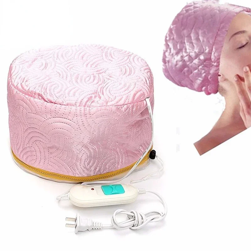 

3 Modes Adjustable Hair Steamer Cap Electric Hair Thermal Treatment Hat Home Use DIY Hair SPA Nourishing Care Tools EU Plug 220V