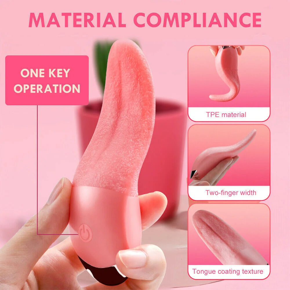 Clitoral Licking Tongue Vibrator For Women Sex Toys For Women Tongue Massager For Sex Tongue Licking Toys Sex Stimulator Women