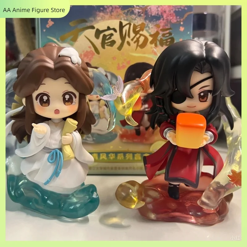 

Original Hot Tian Guan Ci Fu Festival Group Portrait Danqing Fenghua Chao Play Blind Box Anime Peripheral Handmade Model Ornamen