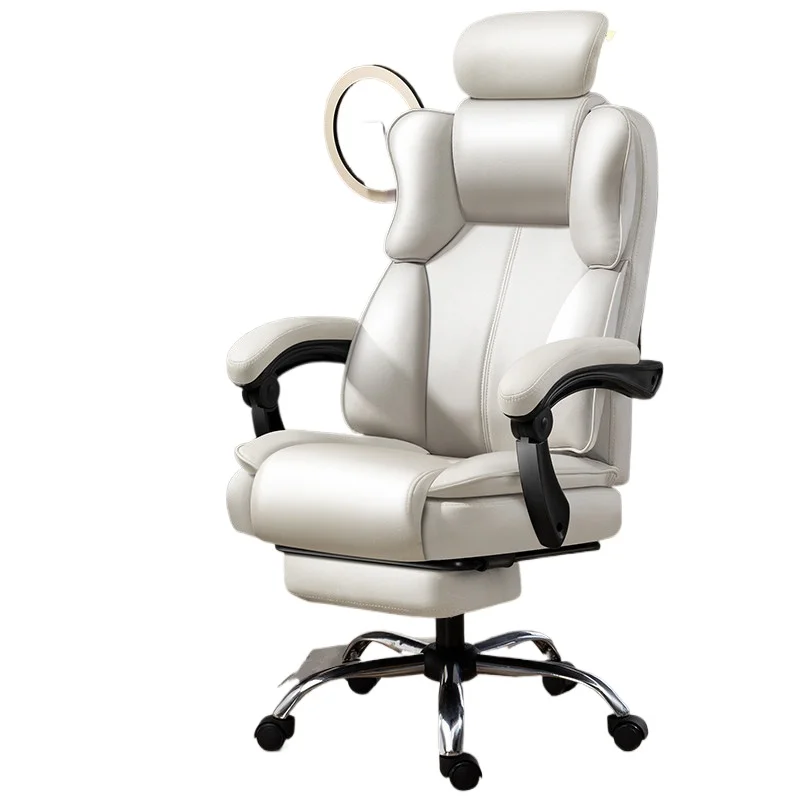 Mobile High Back Lounge Office Chair Ergonomic Rolling Armchair Office Chair Armchair Bedroom Comfy Sillas De Oficina Furniture
