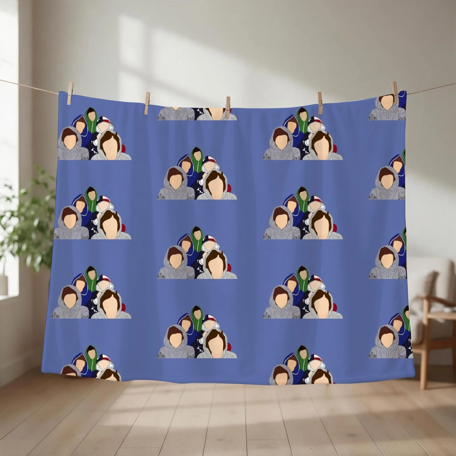 1D Video Diary Throw Blanket couch cozy soft plush fuzzy picnic outdoor blanket