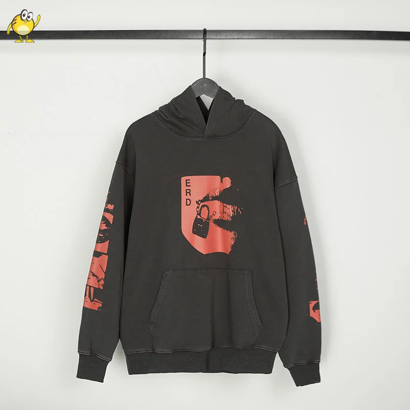 

ERD Hoodies Men Woman 1:1 Cotton Streetwear Vintage Pullover Sweatshirts Good Quality Heavy Fabric Autumn Winter Loose