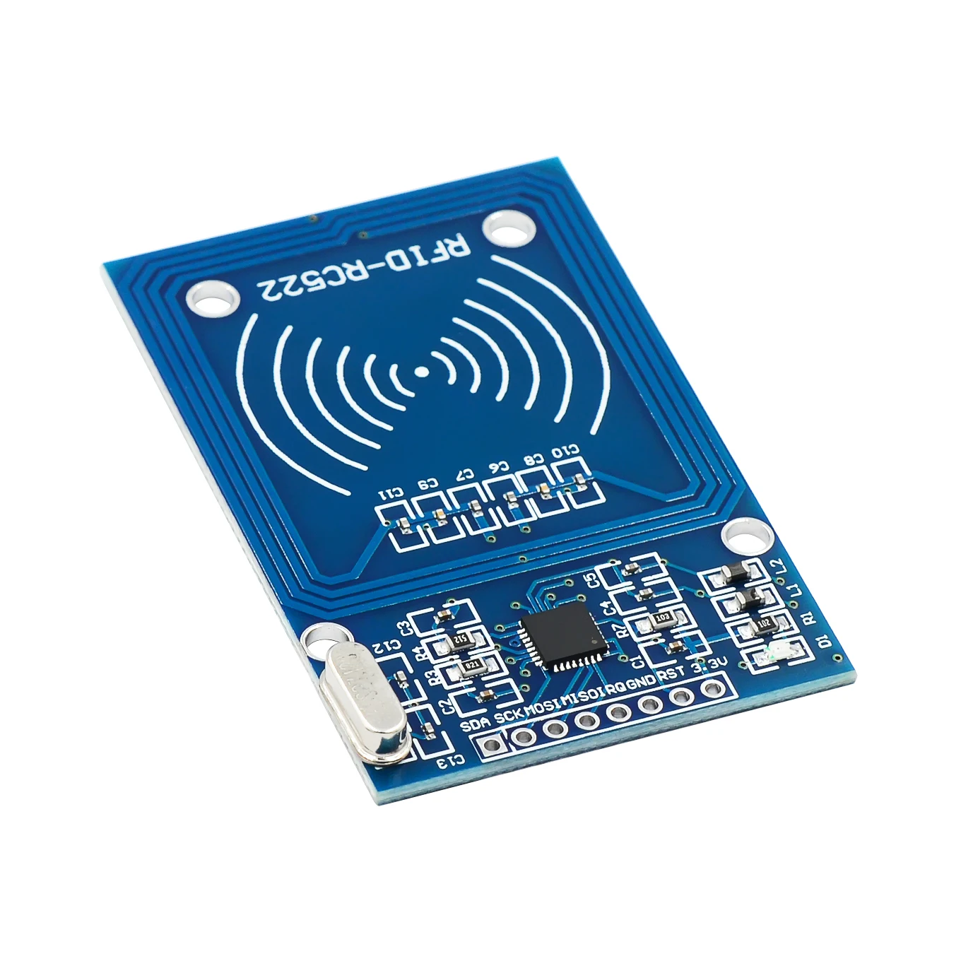 MFRC-522 RC-522 RC522 안테나 RFID IC 무선 모듈, 아두이노 IC 키 SPI 라이터 리더기 IC 카드 근접 모듈