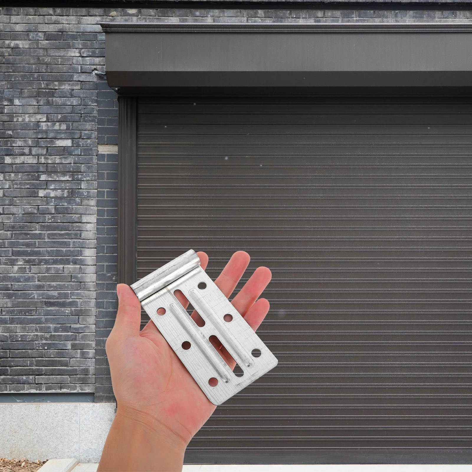 

Garage Door Hinges Top Bracket Roller Replacement Parts Hardware Fixture Accessories for Doors Durable Iron Easy Install