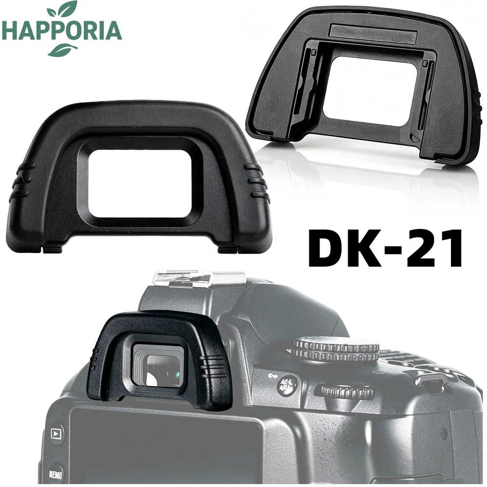 HAPPORIA DK-21 Rubber Eyecup Eyepiece Viewfinder Replacement for Nikon D7000 D750 D610 D600 D300 D200 D90 D80 D70 D50 Camera