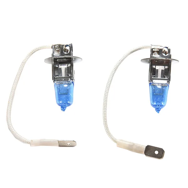 2PCS H1 H3 H4 H7 H8 24V 100W White Fog Lights Halogen Bulbs High Power Headlight Lamp Car Truck Light Source auto parking